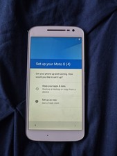 Motorola Moto G4 White Mobile