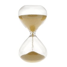 Fashion   Sand Glass Hourglass Egg Timer for Birthday X'mas Gift Gold