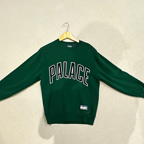 Palace green embroidered logo - palace,