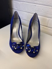 Roland Cartier Cobalt Blue Women’s Heels Size 39 Brand New