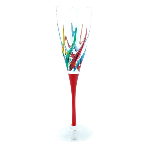 Murano champagne wine glass - champagne,