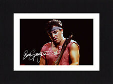 8X6 Mount BRUCE SPRINGSTEEN Group Multi Signed PHOTO Gift Ready To Frame 