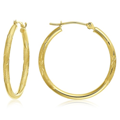 14k real solid gold large - real, 1"