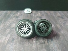 1/24 set BBS LM Wheels Tires and Brake Discs diorama diecast UNPAINTED
