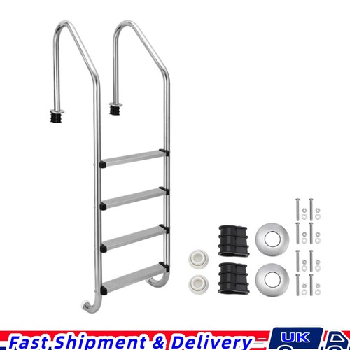 Ladder stainless steel steps - steel, 4