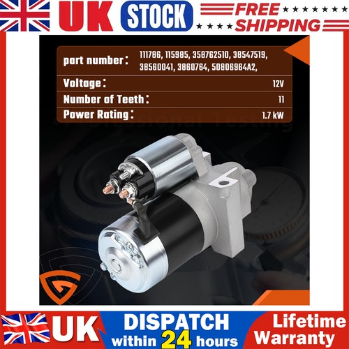Starter motor 12v 7kw for - 12v,