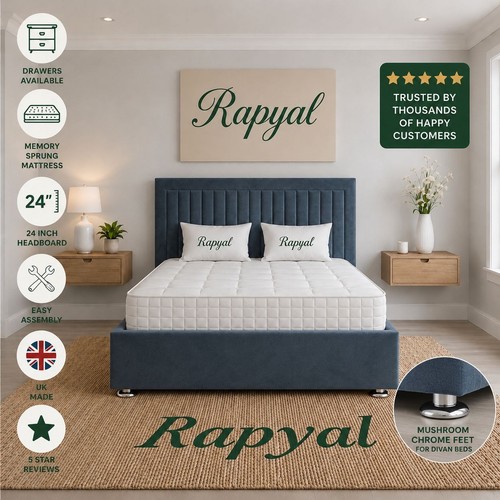Plush divan bed - divan, with