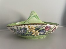 Maling Ware Lustre Basket Bowl