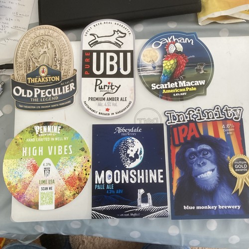 Assorted beer pump clip - beer,