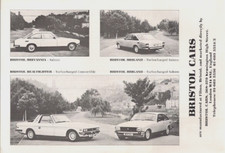 Bristol Range 1982-84 UK Market Foldout Brochure Britannia Brigand Beaufighter