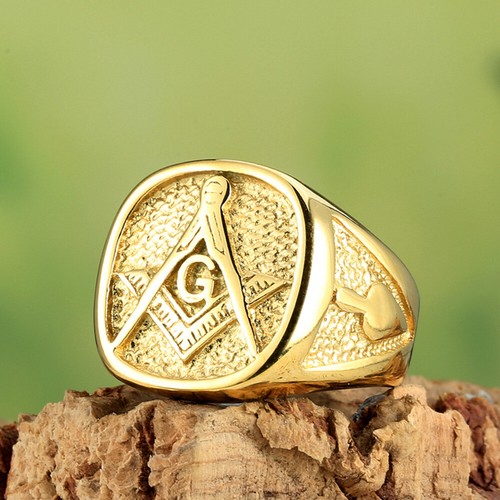 Men masonic signet - masonic,