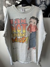 Betty Boop 2000 Men’s Large T Shirt Vintage Y2K Tie Dye Graphic Print King Tee