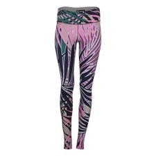 Womens Zoot Keep It Tight Running Yoga Gym Leggings Palm