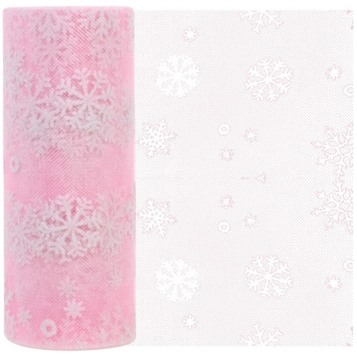 Reusable pink tulle yarn with - reusable,