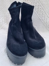 Shellys London Black Suede