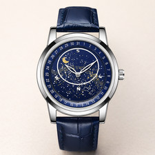 Mens Watch 45mm Dial Rotating