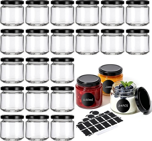 Pack 150ml jam jars - 24-pack,