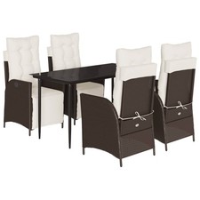 Patio Dining Set with Cushions