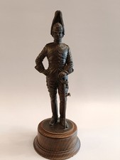 Bronze Effect Study Of A Household Cavalry Officer By Peter Hicks / Figurine