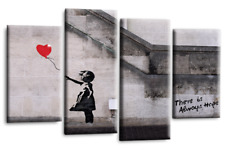 Framed Large Banksy Canvas Art