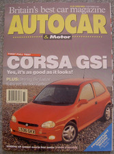 Autocar (15 Sep 1993) Bristol Blenheim, Corsa GSi, Alfa RZ, 911 Cabrio,Volvo 850