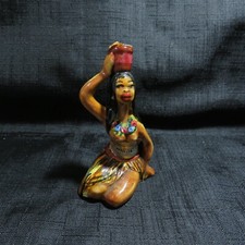 Vintage Exclusive Cherry Drioli Italy Liquor Figurine Empty Bottle