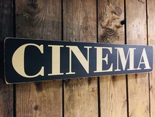 Cinema Sign Vintage Style Old