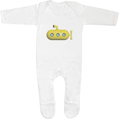 Yellow submarine baby - baby, romper