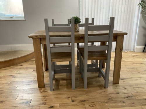 Rustic farmhouse dining table - rustic,,