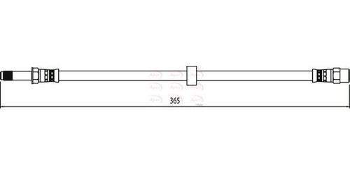 Apec front brake - brake, hose