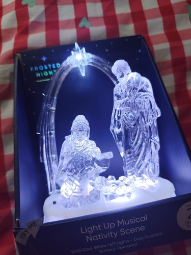 Light musical nativity - light, up