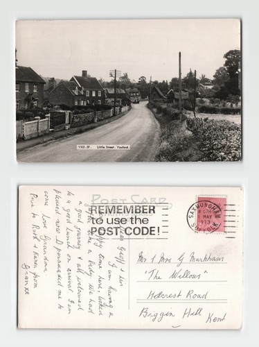 Postcard little street - -,