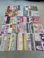 50 Hunkydory / Kanban Mixed A4 Topper / Decoupage Die Cut Sheets For Card Making