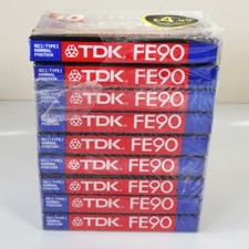 TDK FE90 Blank Cassette Tapes