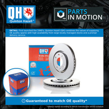 2x Brake Discs Pair Vented