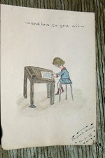 Lovely Folk Art Watercolor