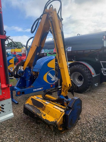 Tractor flail hedge cutting - tractor,