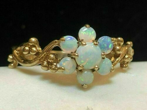 20ct lab created opal flower - opal,