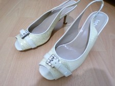 LADIES LOTUS CREAM SLING BACK