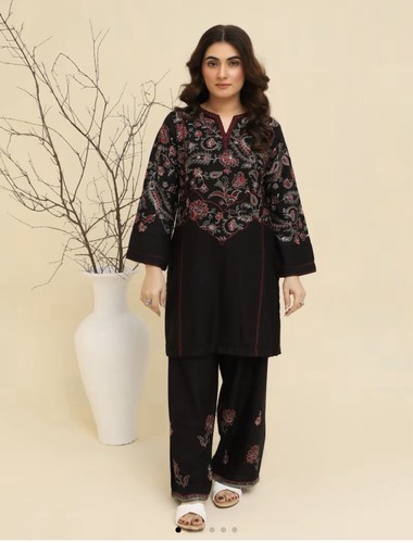 2pc ladies embroidery suit eid - embroidery,