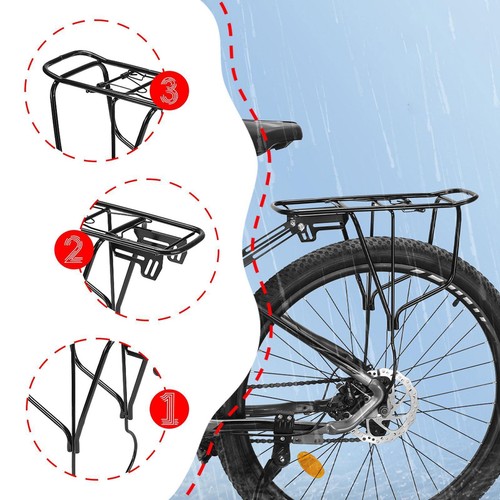 Rear bike rack heavy - rear,