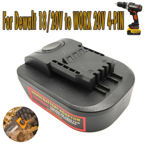 Pin battery adapter for - 4-pin,