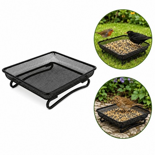 Square ground bird feeder - bird,