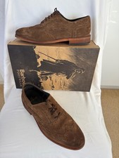 Barbour  mens suede tobacco
