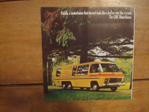 1974 gmc motorhome brochure - motorhome,
