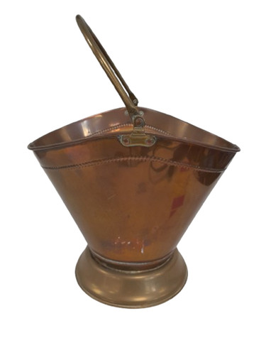 Vintage small copper coal - small,