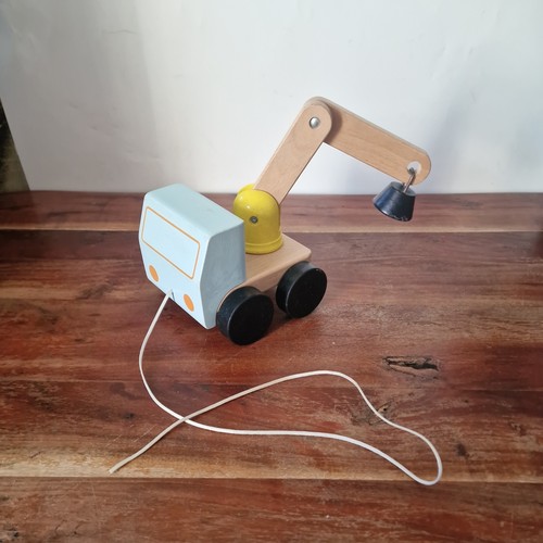 Ikea childs wooden toy - toy, crane