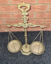 ** LOVELY SET OF BRASS BALANCE SCALES 48CM **