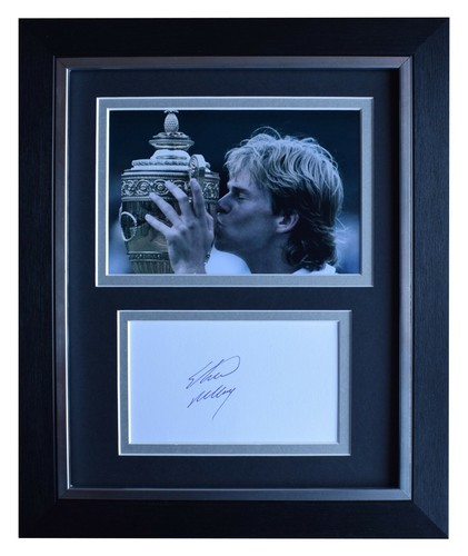 Stefan edberg signed 10x8 - signed,