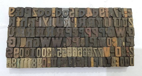 Vintage letterpress - vintage,